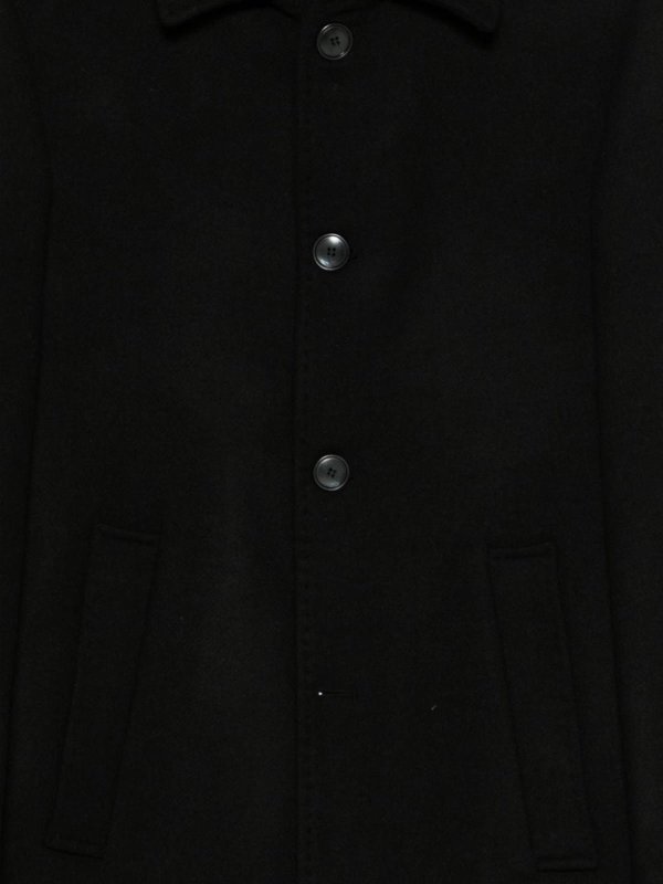 DANIELE ALESSANDRINI: Knielange Mäntel online - Knielanger Mantel - Schwarz