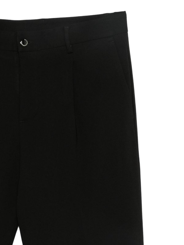 The Best Shops DANIELE ALESSANDRINI: casual trousers - Black Casual Trousers