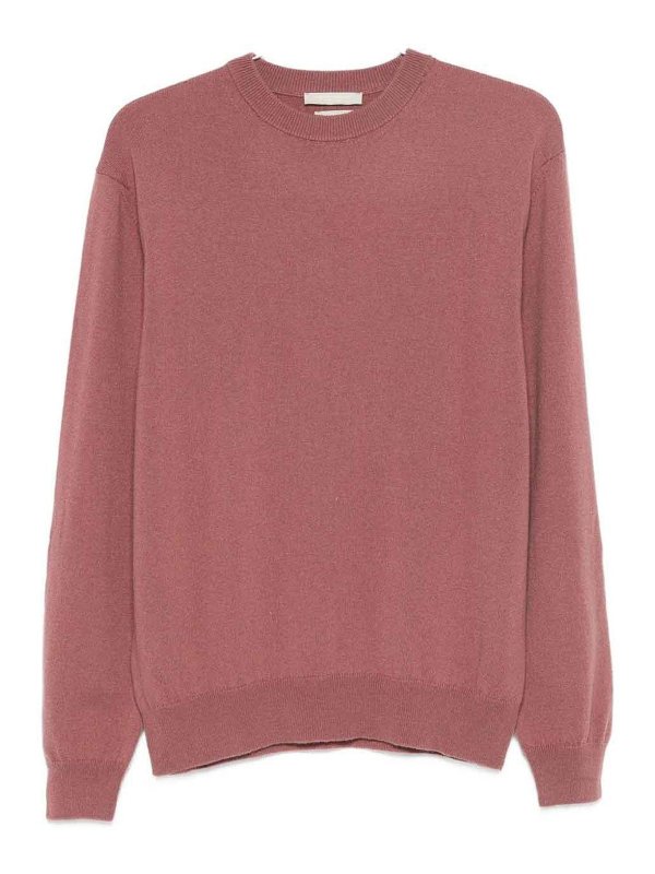DANIELE FIESOLI: crew necks - Pink Crew-Neck Sweater