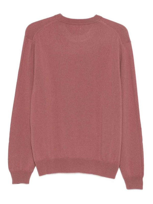 DANIELE FIESOLI: crew necks online - Pink Crew-Neck Sweater