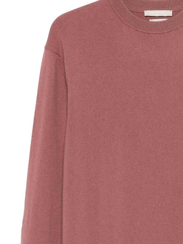 The Best Shops DANIELE FIESOLI: crew necks - Pink Crew-Neck Sweater