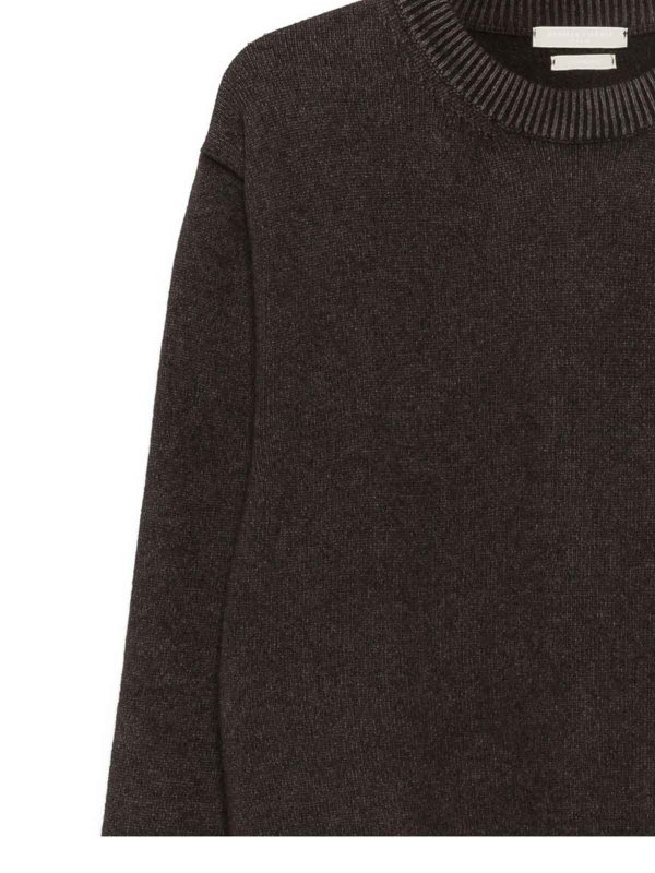 The Best Shops DANIELE FIESOLI: crew necks - Brown Cashmerecrew Neck Sweater