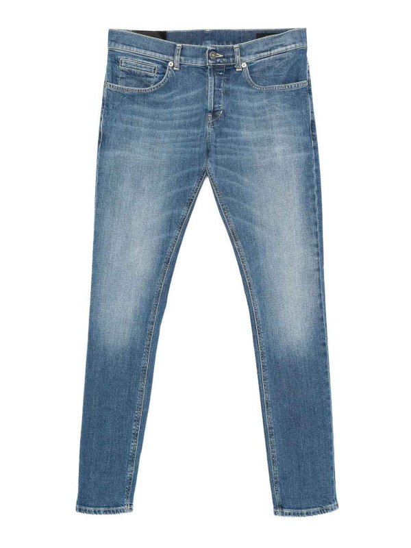DONDUP: straight leg jeans - Classic Blue Jeans