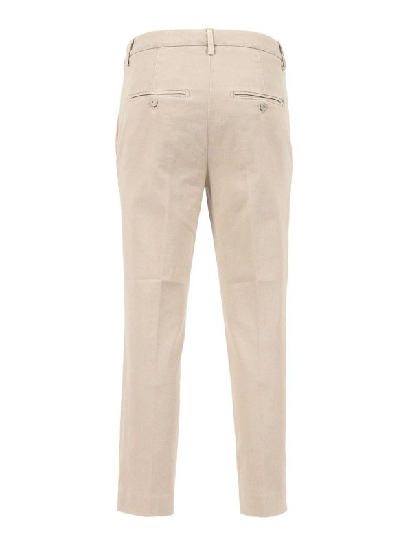 The Best Shops DONDUP: pantaloni casual - Pantaloni Beige In Cotone