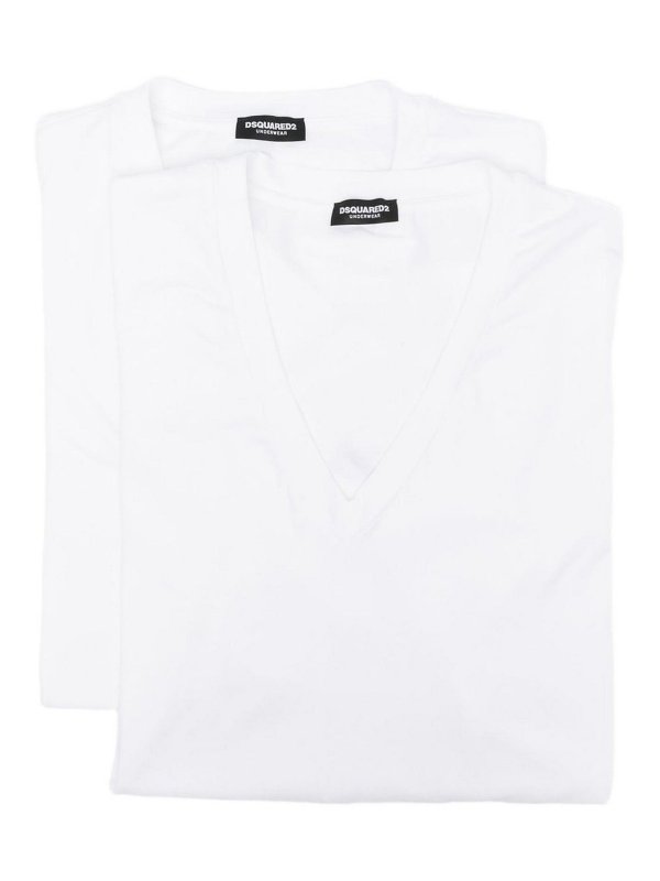 DSQUARED2: T-shirts - T-Shirt - Weiß