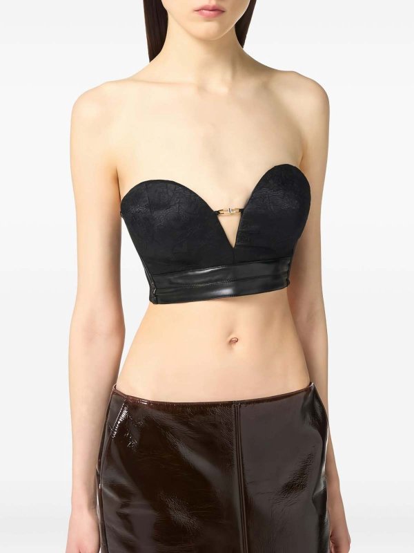 ELISABETTA FRANCHI: Tops & Débardeurs online - Top - Noir