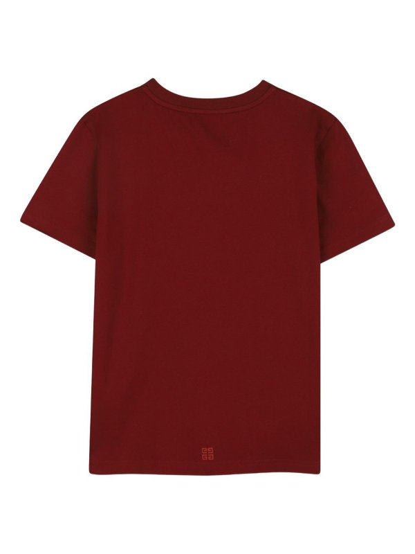 The Best Shops GIVENCHY: Camisetas - Camiseta - Rojo Oscuro