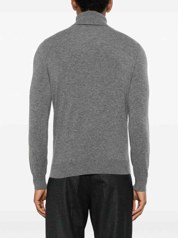 タートルネック/ポロネック - グレー shop online: Kangra Cashmere