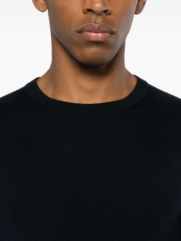 Kangra Cashmere: crew necks online - Silk Cashmere Blend Crew Neck Sweater