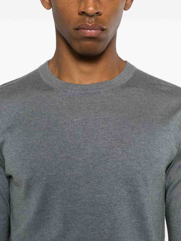 Rundhalspullover - Grau shop online: Kangra Cashmere