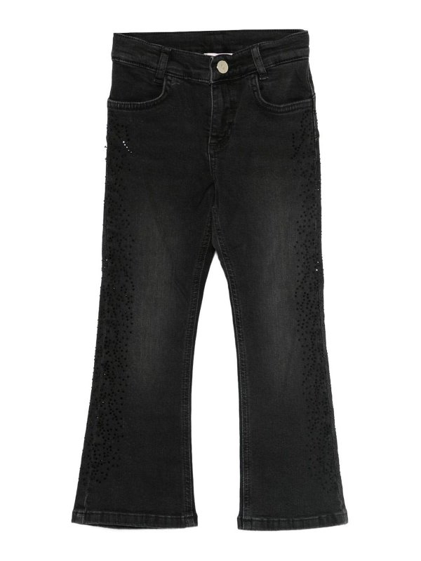 Liu Jo: Jeans Rectos - Vaqueros Rectos - Negro