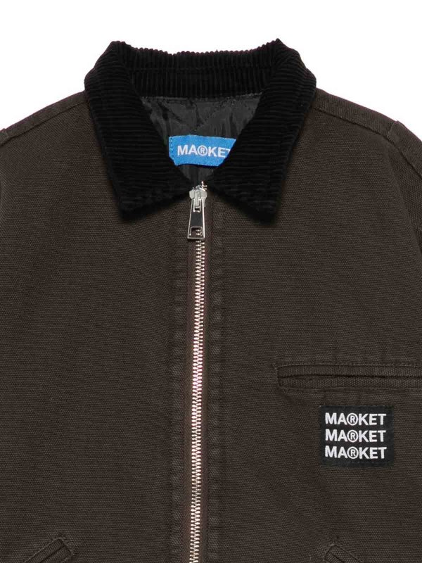 The Best Shops MARKET: casual jackets - Corduroy Collar Jacket