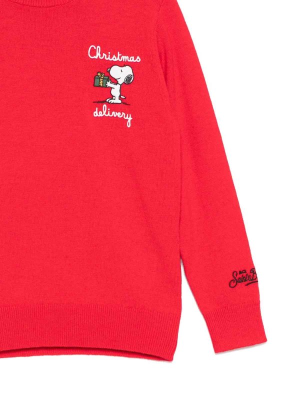 MC2 SAINT BARTH: crew necks online - Red Crew Neck Sweater