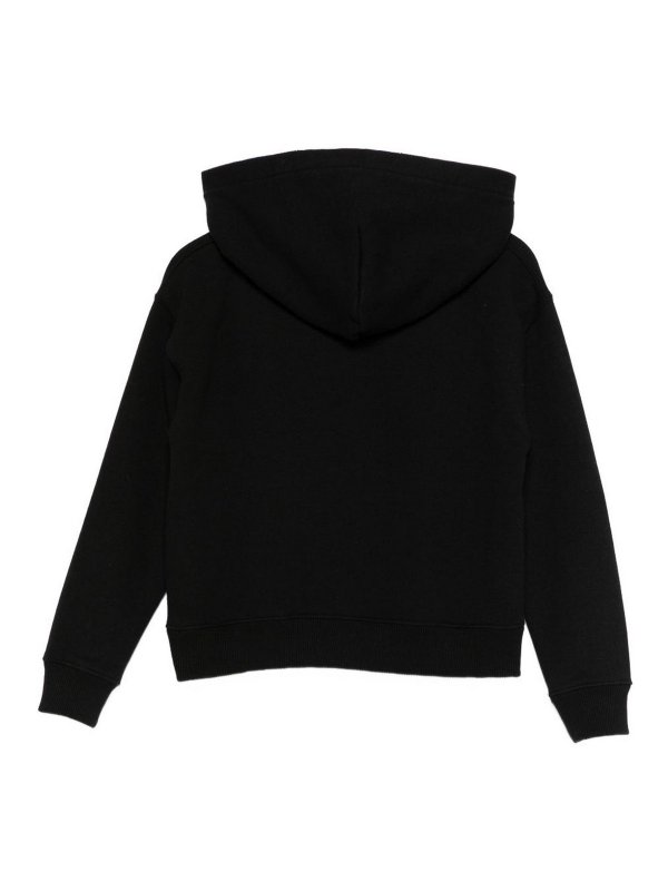 MC2 SAINT BARTH: Sweatshirts & Sweaters online - Black Printed Hoodie