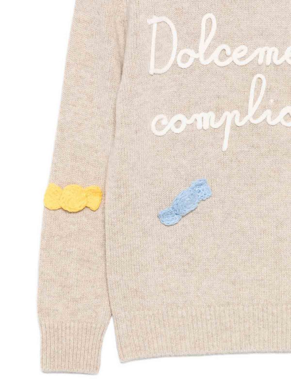 MC2 SAINT BARTH: crew necks online - Princess Light Beige Sweater