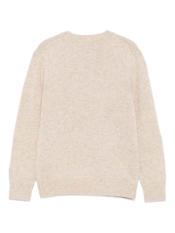 The Best Shops MC2 SAINT BARTH: crew necks - Princess Light Beige Sweater