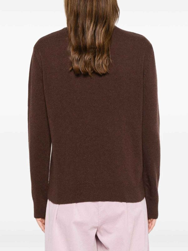 MC2 SAINT BARTH: crew necks online - Brown Crew Neck Sweater