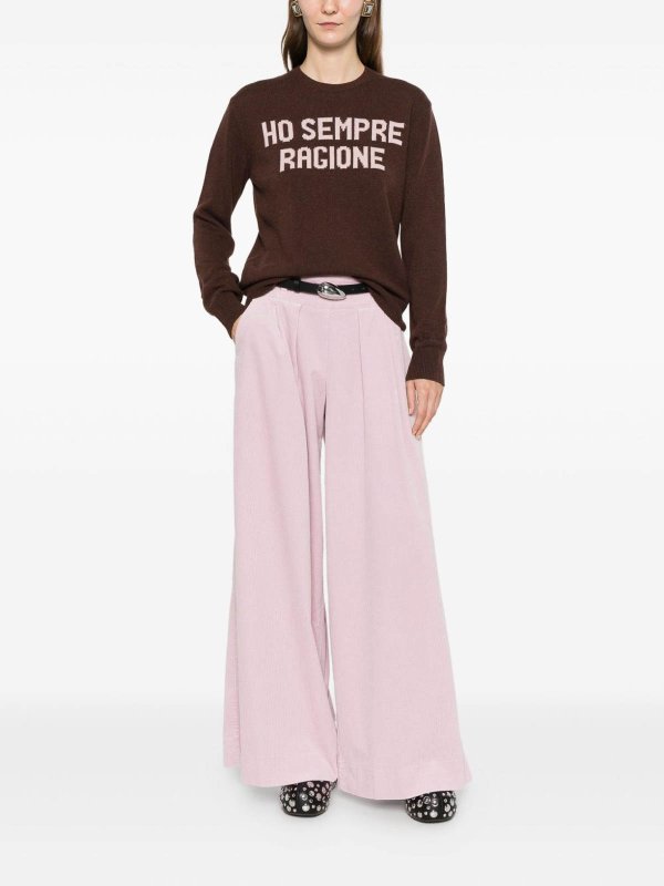 The Best Shops MC2 SAINT BARTH: crew necks - Brown Crew Neck Sweater