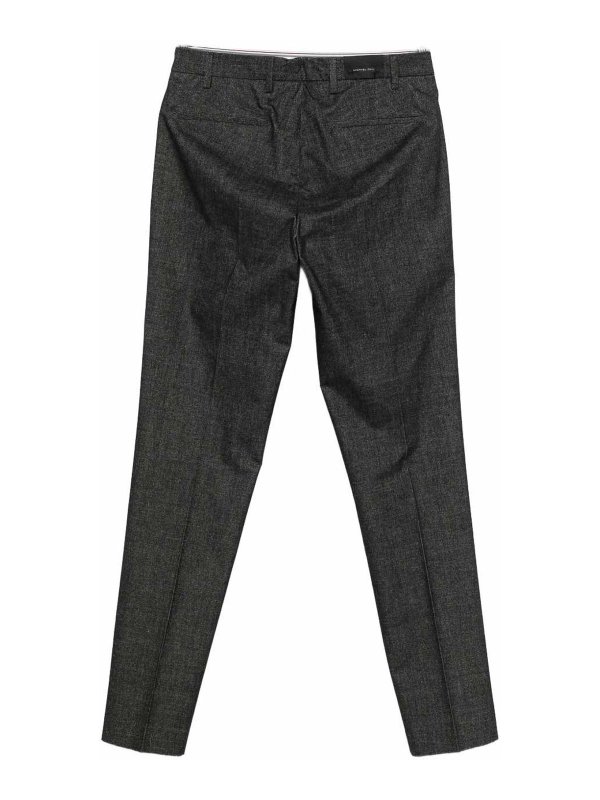 MICHAEL COAL: casual trousers online - Anthracite Grey Trousers