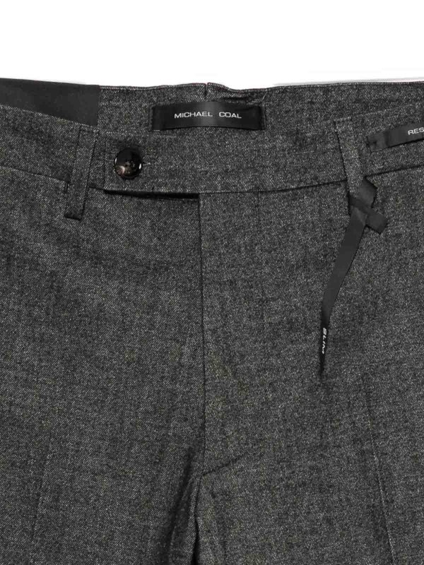 The Best Shops MICHAEL COAL: casual trousers - Anthracite Grey Trousers