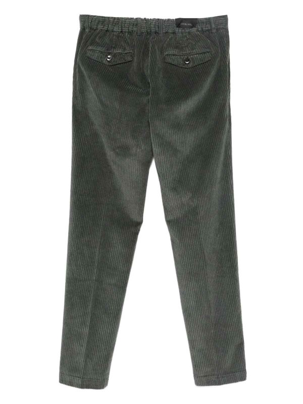 The Best Shops MICHAEL COAL: casual trousers - Grey Corduroy Trousers