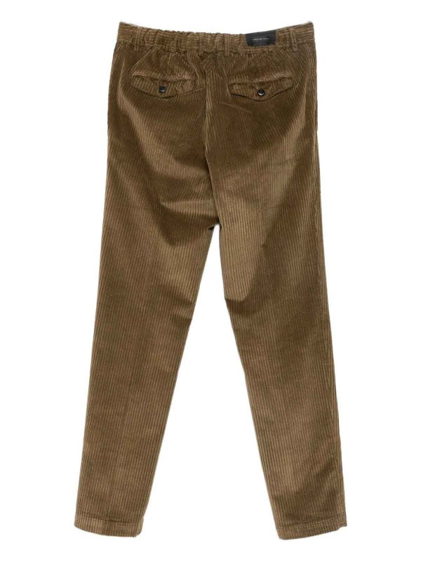 MICHAEL COAL: casual trousers online - Brown Corduroy Trousers