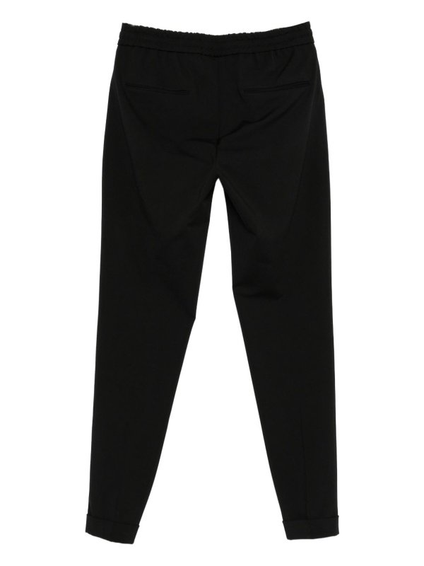The Best Shops MICHAEL COAL: pantaloni casual - Pantaloni Neri Con Coulisse
