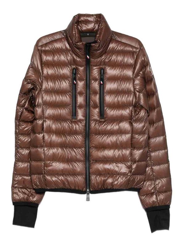 MONCLER: Vestes-rembourrees - Blouson Rembourré - Marron