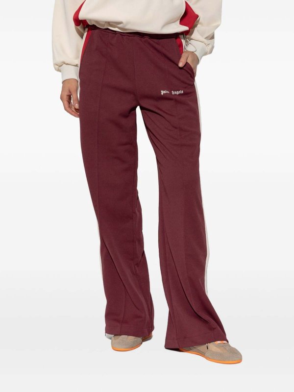 The Best Shops Palm Angels: pantaloni sport - Pantaloni sportivi rosso bordeaux