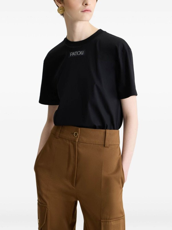 The Best Shops PATOU: Camisetas - Camiseta - Negro