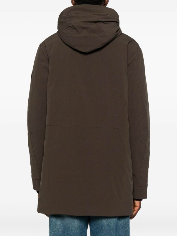 The Best Shops PEUTEREY: parka - Parka con cappuccio marrone