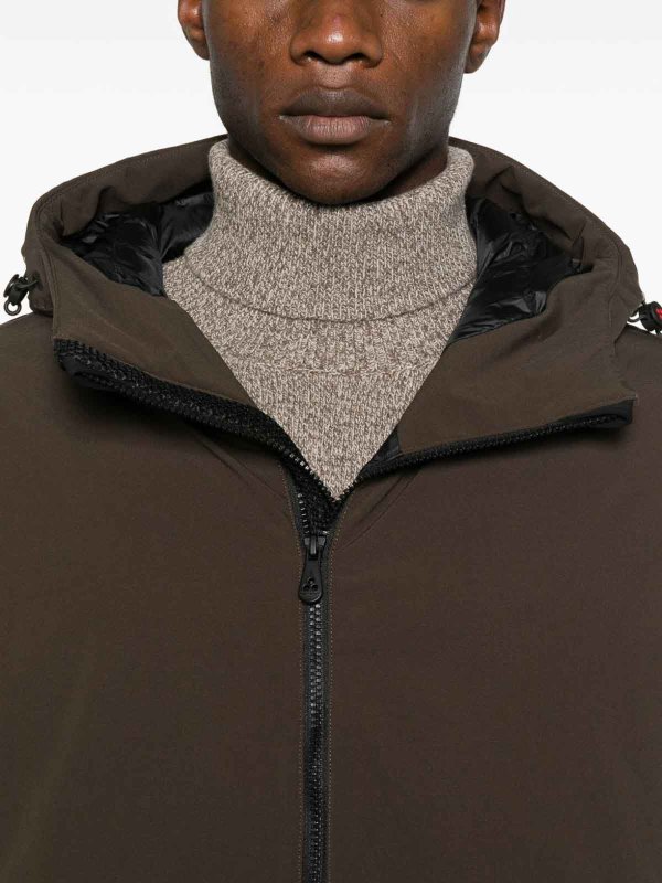 Parka con cappuccio marrone shop online: PEUTEREY