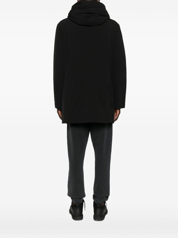 PEUTEREY buy online Black Padded Parka With Hood