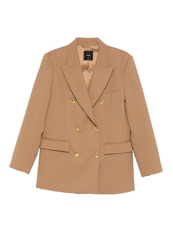 Pinko: Blazer - Blazer - Beige