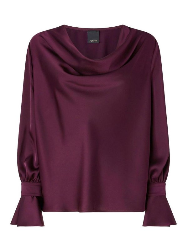 Pinko: Blouses - Blouse - Rouge Brun