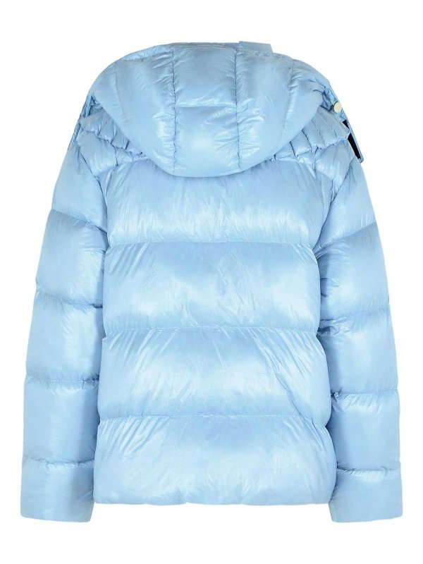 The Best Shops RAXXY: giacche imbottite - Piumino Azzurro Con Fantasia In Rilievo