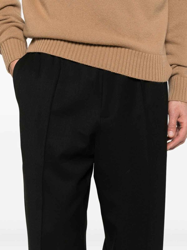 The Best Shops SEVEN GAUGE: casual trousers - Trousers With An Elastic Waist
