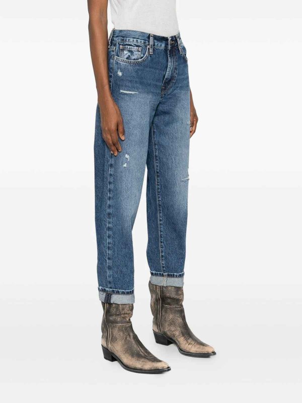 The Best Shops STAFF: Straight Leg Jeans - Straight Leg Jeans - Blau