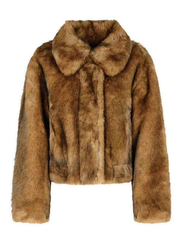 STAND STUDIO: Fur & Shearling Coats - Faux Fur