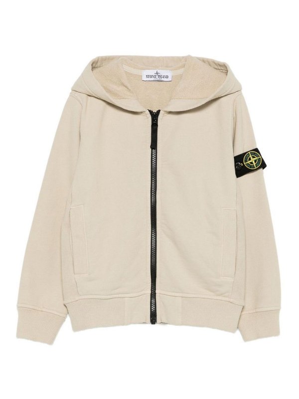 STONE ISLAND: Sudaderas y suéteres - Sudadera - Beis