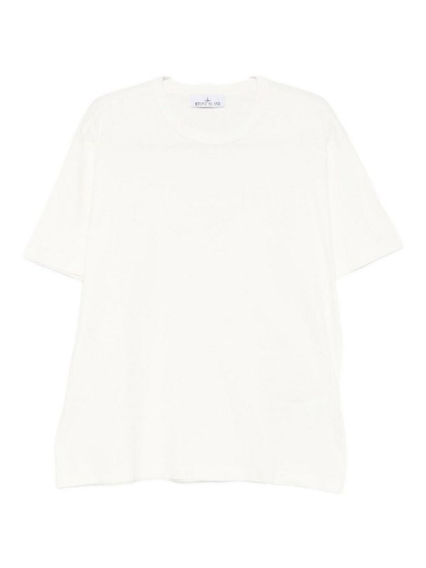 STONE ISLAND: T-shirts - T-Shirt - Blanc