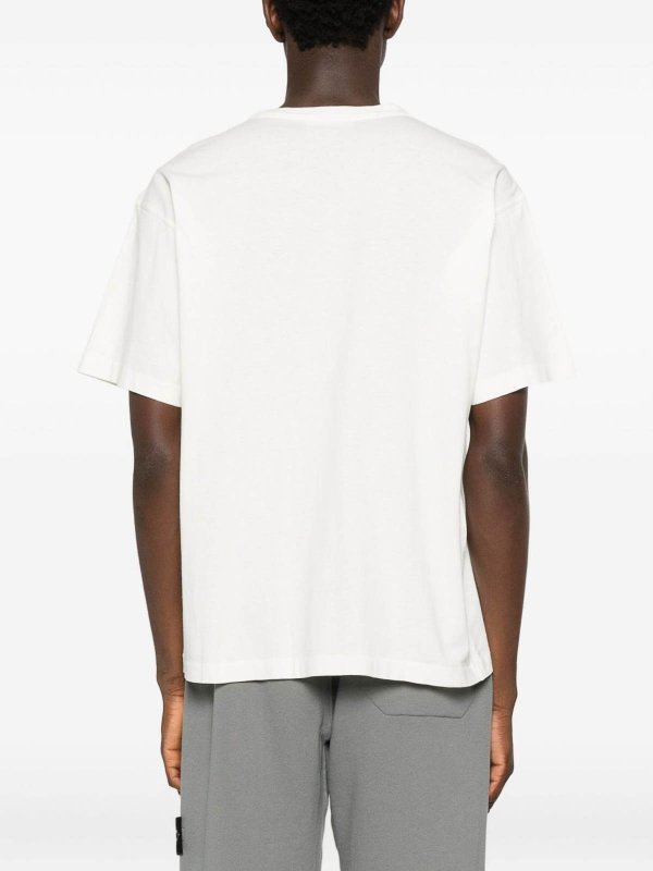 STONE ISLAND: T-shirts online - T-Shirt - Blanc