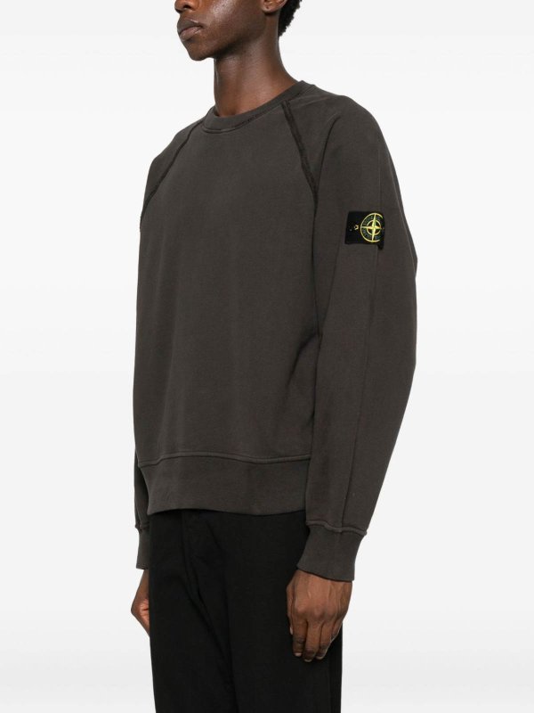 STONE ISLAND: Sudaderas y suéteres online - Sudadera - Gris