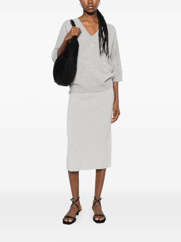 TABARONI CASHMERE: Tops y camisetas sin mangas online - Top - Gris