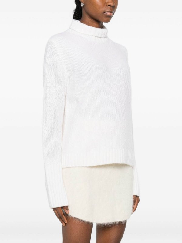 TABARONI CASHMERE buy online Maglione bianco a maniche lunghe