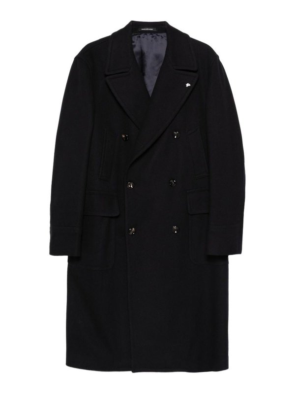 TAGLIATORE: Lange Mäntel - Langer Mantel - Blau