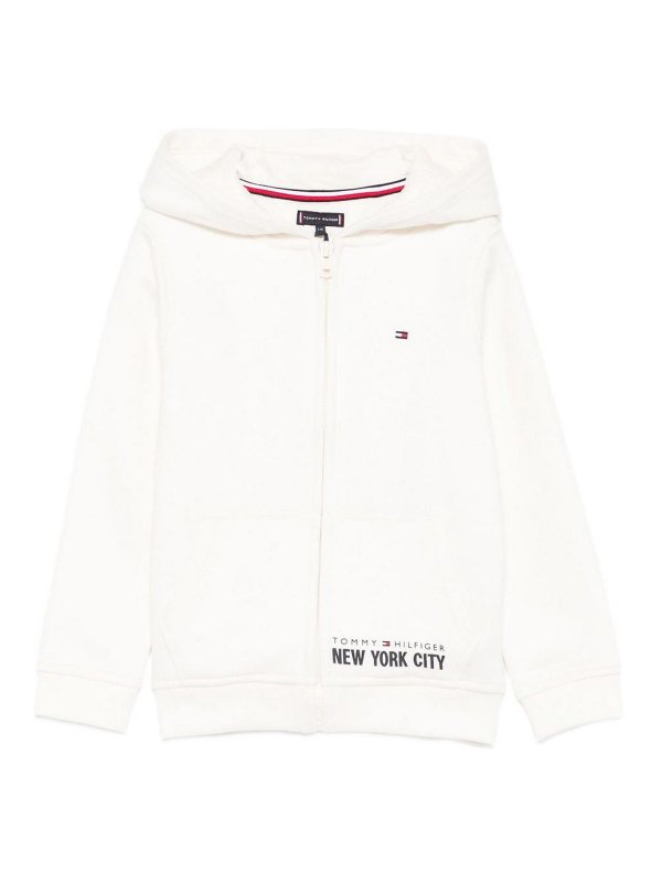 TOMMY HILFIGER: Sweatshirts & Pulls - Sweat-Shirts - Blanc