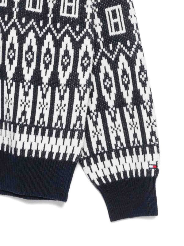 TOMMY HILFIGER: Pull col rond online - Pull Col Rond - Bleu