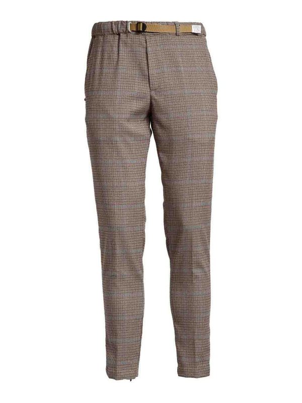 WHITE SAND: pantaloni casual - Pantaloni in tweed con cintura elasticizzata