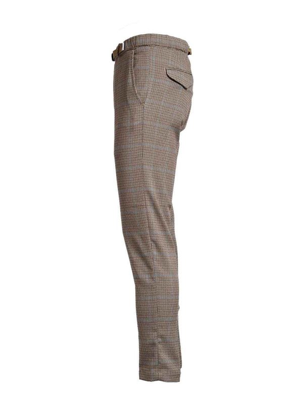 WHITE SAND: pantaloni casual online - Pantaloni in tweed con cintura elasticizzata